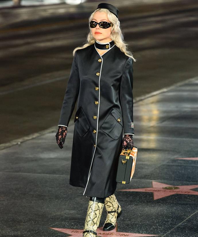 Phoebe Bridgers walks in Gucci's Love Parade show in November 2021.