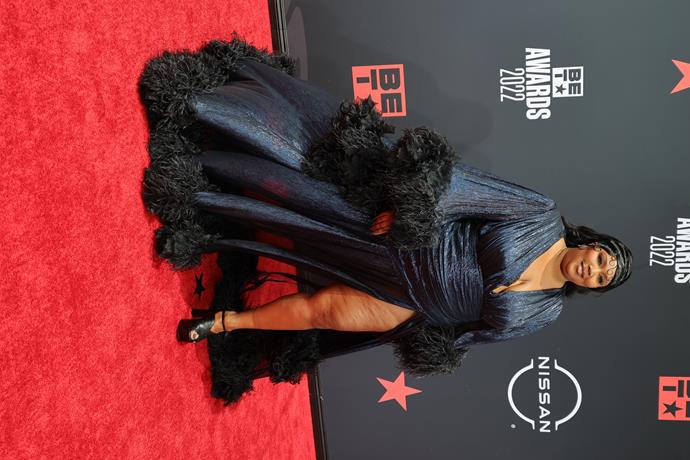 Lizzo wearing Gucci at the 2022 BET Awards.