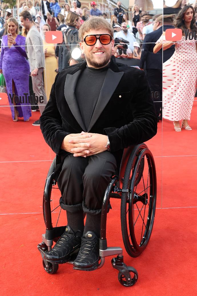 Dylan Alcott at the 2022 ARIA Awards.
