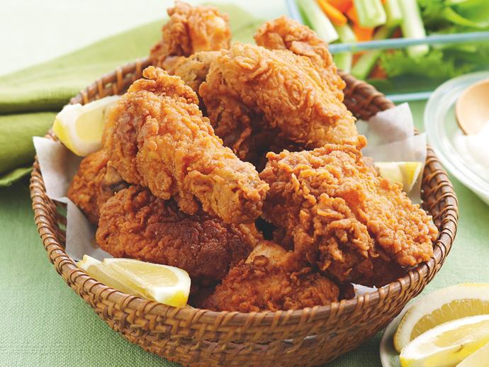 **[Crisp fried chicken](https://www.womensweeklyfood.com.au/recipes/crisp-fried-chicken-20674|target="_blank")**

The Colonel's got nothing on this fried chicken recipe. Crisp, succulent and delicious; it will have you saying goodbye to takeaway.