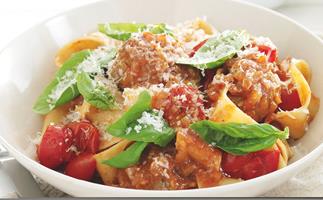 Lamb Meatballs with Pappardelle