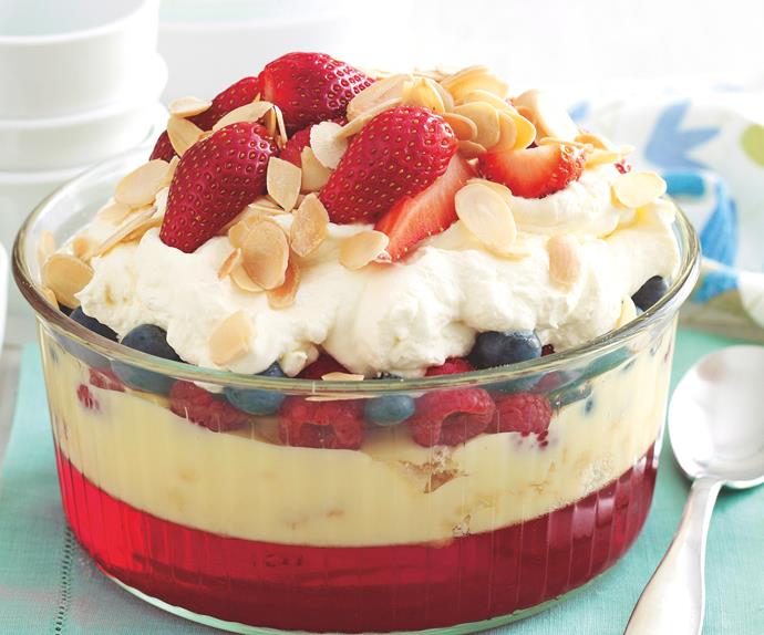 Summer Mixed Berry Trifle
