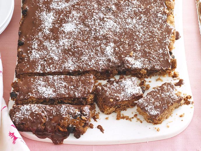 **[Leftover cereal slice](https://www.womensweeklyfood.com.au/recipes/leftover-cereal-slice-7117|target="_blank")**

Attention all budget-savvy bakers: this crunchy, chocolately slice is a genius way of using up leftover cereal.