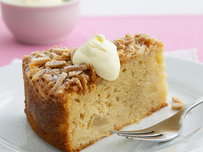 **[Apple cream cake](https://www.womensweeklyfood.com.au/recipes/apple-cream-cake-26374|target="_blank")**

Sink your fork into a slice of this warm moist cake, perfectly topped with crunchy almonds and tender apple pieces. It goes brilliantly with a dollop of fresh cream.