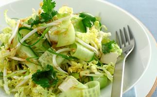 Asian Cucumber and Cabbage Salad