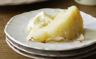 Lemon and Coconut Self-Saucing Pudding