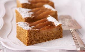 Pear and ginger slice