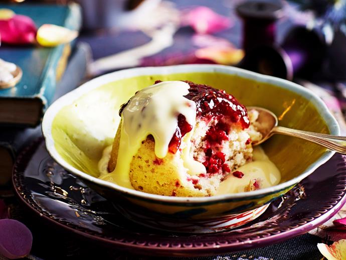 **[Raspberry puddings](https://www.womensweeklyfood.com.au/recipes/raspberry-puddings-27115|target="_blank")**

These inexpensive but elegant puddings would add the perfect finishing touch to a dinner party, or spoil the family and serve them as a weekend treat.