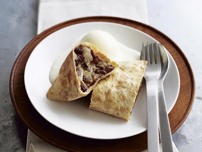 **[Apple strudel](https://www.womensweeklyfood.com.au/recipes/apple-strudel-28414|target="_blank")**

Thin, flaky pastry stuffed with juicy apple and sultana pieces and a delicious sweet crumble is a guaranteed family favourite.