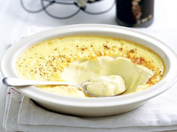 This [baked custard](https://www.womensweeklyfood.com.au/recipes/baked-custard-1-27492|target="_blank") is so simple and delicious you'll think you're relaxing in a restaurant on the Champs-Elysees in Paris with a decadent creme brulee.