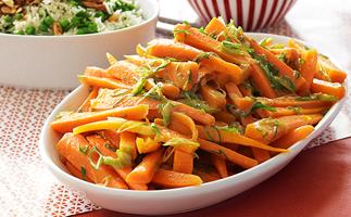 CARROTS WITH SPICED BUTTER