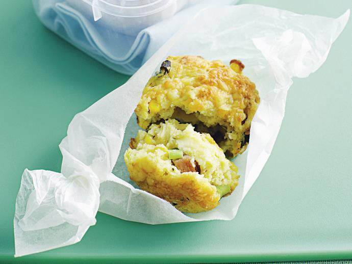 For a different spin on a favourite morning or afternoon snack, try these gratifying [cheese, corn and bacon muffins](https://www.womensweeklyfood.com.au/recipes/cheese-corn-and-bacon-muffins-27153|target="_blank") either warm or cool.