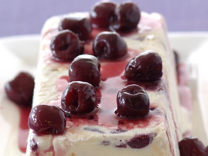 **[Cherry white chocolate ice-cream](https://www.womensweeklyfood.com.au/recipes/cherry-white-chocolate-ice-cream-27155|target="_blank")**

Cool, creamy and packed full of sweet, juicy cherries, this beautiful vanilla ice-cream is swirled with honey glazed almonds and white chocolate chunks for extra flavour and texture.