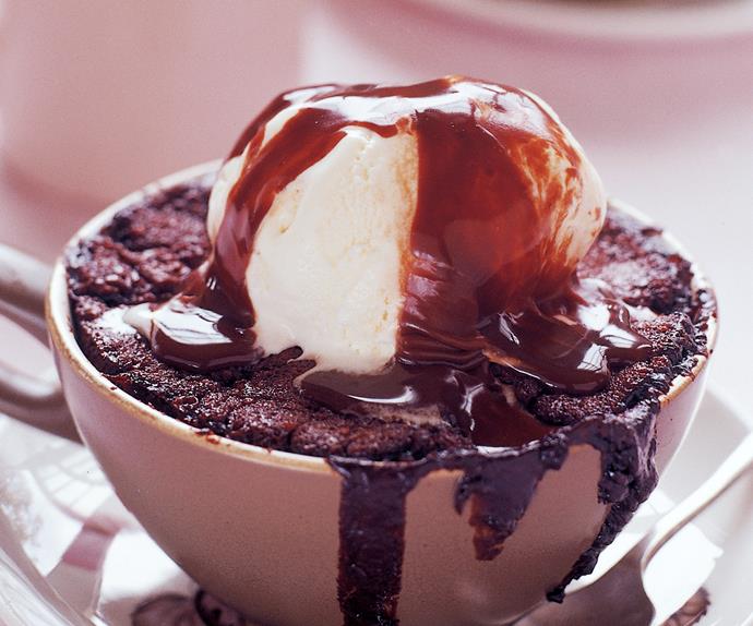 Chocolate Hazelnut Self-Saucing Pudding