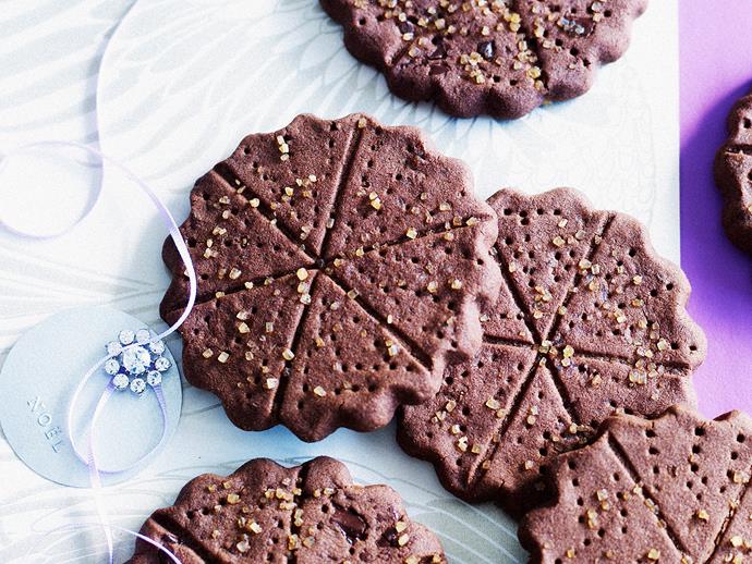 Sweet, crumbly and utterly indulgent, enjoy a piece of this beautiful [chocolate shortbread](https://www.womensweeklyfood.com.au/recipes/chocolate-shortbread-23857|target="_blank") with a cuppa for morning or afternoon tea. Or, make it for your loved ones - it's the perfect gift for Christmas or birthdays.