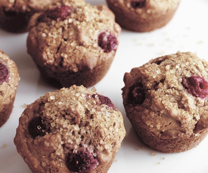 Gluten-free, dairy-free, Raspberry Muffins
