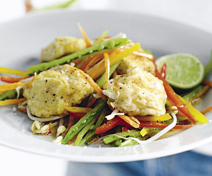 Salt and Pepper Tofu with Chilli Lime Dressing