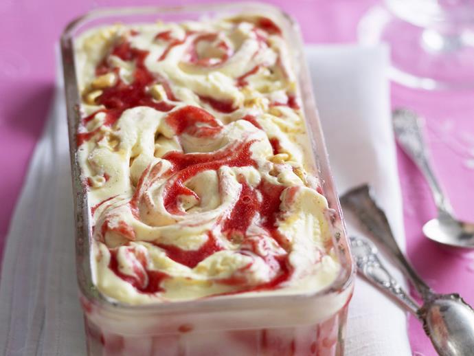 [Strawberries and cream ice-cream](https://www.womensweeklyfood.com.au/recipes/strawberries-and-cream-ice-cream-23312|target="_blank")