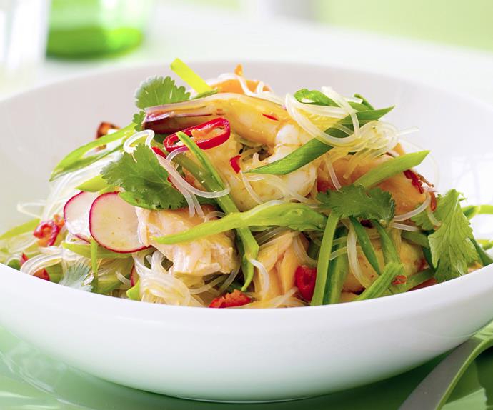 Thai-style Seafood and Rice Vermicelli Salad