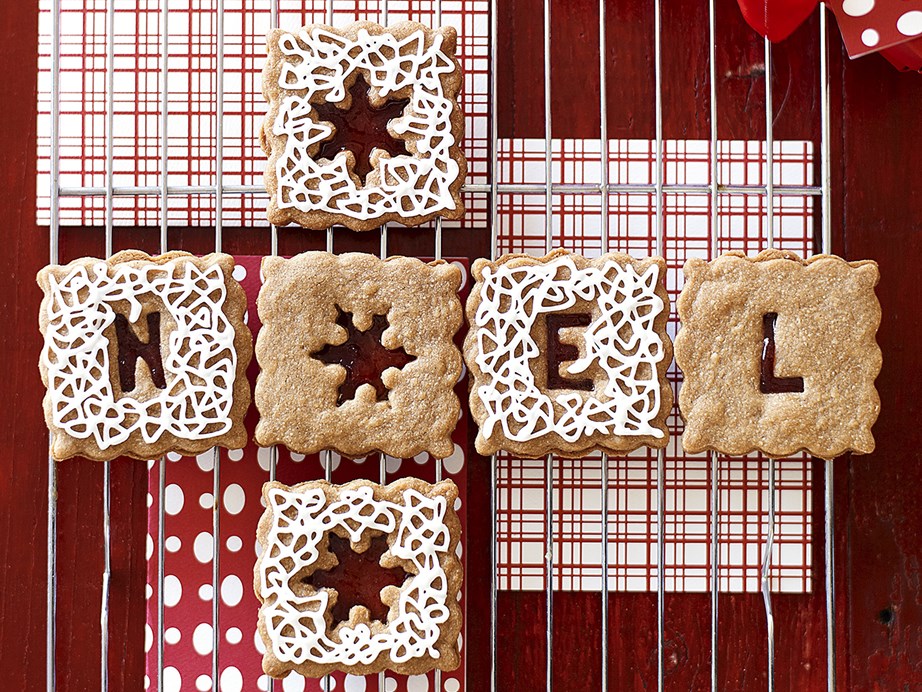 [**Spiced Christmas biscuits**](https://www.womensweeklyfood.com.au/recipes/spiced-christmas-biscuits-28210|target="_blank")
Ginger, cloves and mixed spice meet sticky jam and icing.