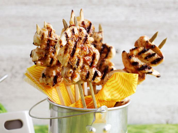 **[Sweet chilli chicken skewers](https://www.womensweeklyfood.com.au/recipes/sweet-chilli-chicken-skewers-22971|target="_blank")**: Food always tastes better on a stick, and even better, it means you'll have minimal clean up. If your picnic-ground has a barbecue, you'll want to include these in your basket.