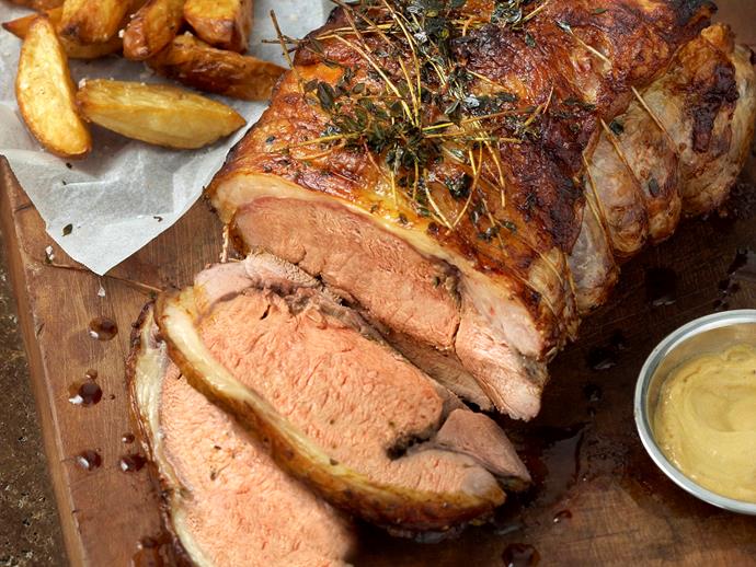 Get the family and friends together over this [classic roast beef](https://www.womensweeklyfood.com.au/recipes/roasted-rolled-shoulder-of-beef-27314|target="_blank") served with potato wedges.