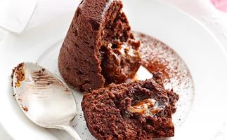 soft-centred chocolate Easter egg cakes