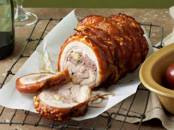 **[Stuffed pork belly with apples](https://www.womensweeklyfood.com.au/recipes/stuffed-pork-belly-with-apples-22703|target="_blank")**

Tender melting pork and delicious crackling. This recipe is the ultimate Sunday roast dinner. You're welcome!