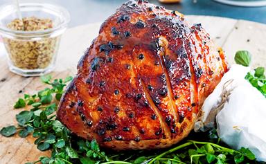 Mouthwatering glazed Christmas ham recipes