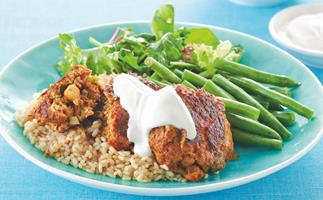 Curried Beef and Chickpea Rissoles