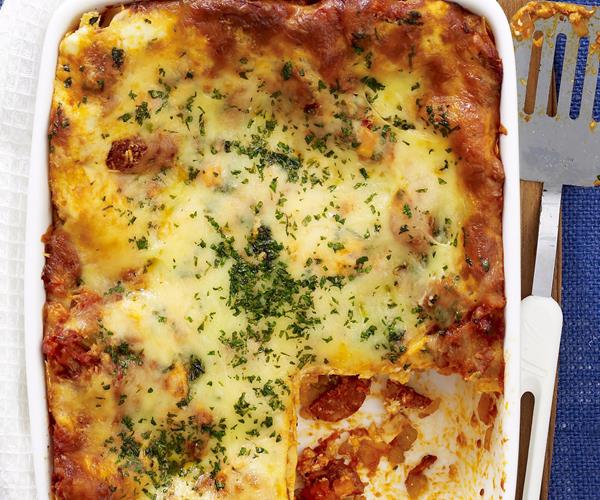 Ricotta and chorizo lasagne recipe | Food To Love