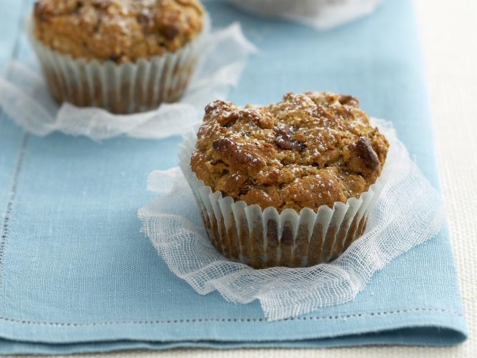 **[Sticky date muffins](https://www.womensweeklyfood.com.au/recipes/sticky-date-muffins-7184|target="_blank")**

Packed with chopped dates, chocolate chips and chopped pistachios, these not-too-sweet muffins make a tasty morning or afternoon treat.