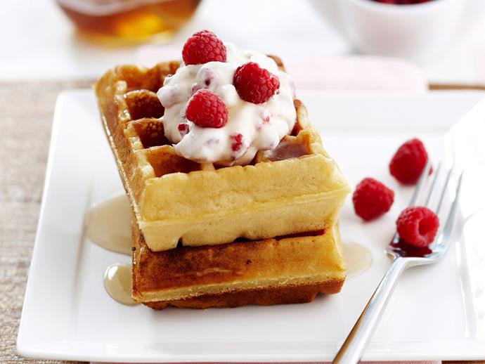 Looking for an indulgent breakfast for weekends or a perfect sweet brunch option? These **[almond and custard waffles](https://www.womensweeklyfood.com.au/recipes/almond-and-custard-waffles-25825|target="_blank")** are delicious and will leave you completely satisfied.
