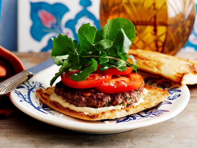 **[Lamb burgers](https://www.womensweeklyfood.com.au/recipes/lamb-burgers-18713|target="_blank")** Give your barbeque a Mediterranean feel with these succulent lamb burgers. Hommus, mint and Turkish bread all serve to contribute to a unique and wonderful flavour.