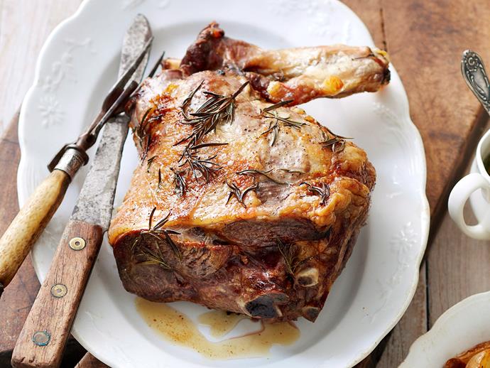 **[Roast lamb with mint jelly](https://www.womensweeklyfood.com.au/recipes/roast-lamb-with-mint-jelly-18417|target="_blank")**

Create a classic Sunday roast at home with this timeless rosemary lamb recipe, complete with crispy golden potatoes and a refreshing mint jelly.