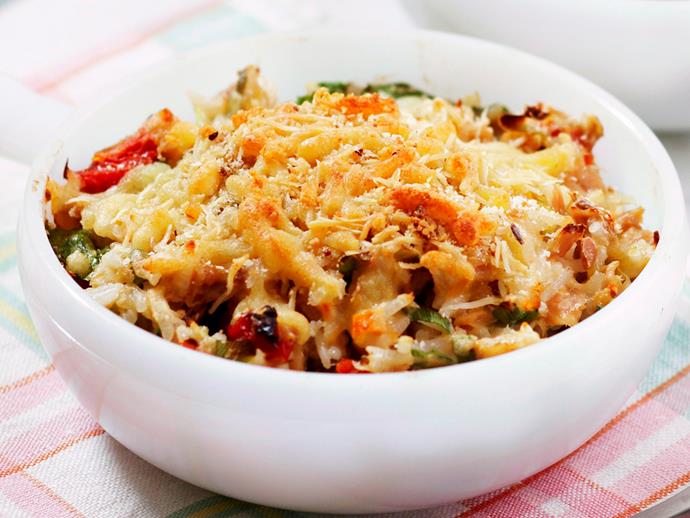 **[Tuna and rice bake](https://www.womensweeklyfood.com.au/recipes/tuna-and-rice-bake-15678|target="_blank")**

Some leftover rice, a can of tuna and a few pantry ingredients are all you need to whip up this simple and satisfying tuna and rice bake for dinner tonight.