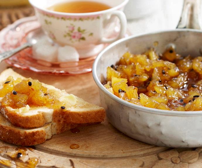 Pineapple and passionfruit Jam