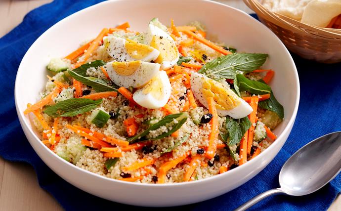 Spiced carrot and honey couscous