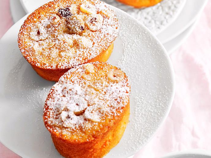 **[Hazelnut and apple friands](https://www.womensweeklyfood.com.au/recipes/hazelnut-and-apple-friands-28302|target="_blank")**

Full of juicy apple pieces and crunchy hazelnuts, these light and fluffy friands are beautiful enjoyed with a mug of coffee for a relaxing afternoon treat.