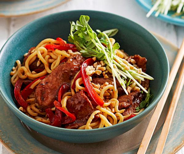 Pork and hoisin noodle stir-fry recipe | Food To Love
