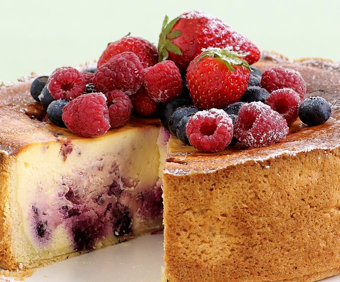 Berry Ripple Cheesecake