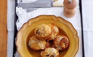 Beef sausage and beer muffins