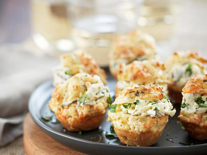 **[Smoked salmon muffins with cream cheese filling](https://www.womensweeklyfood.com.au/recipes/smoked-salmon-muffins-with-cream-cheese-filling-26163|target="_blank")**

To make lunchtime morsels, add a few rocket leaves to the mix with the salmon, then bake in regular-sized muffin tins.