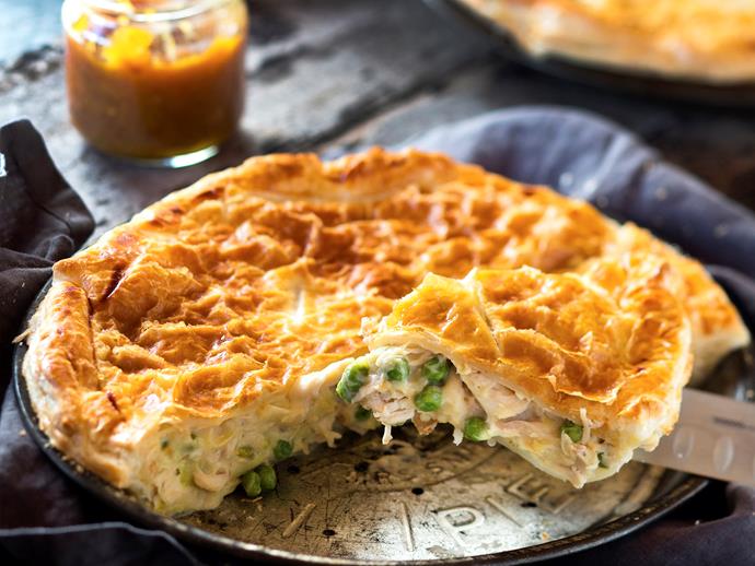 **[Bee's famous chicken pie](https://www.womensweeklyfood.com.au/recipes/bees-famous-chicken-pie-26169|target="_blank")**