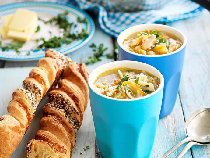 **[Chicken and barley soup](https://www.womensweeklyfood.com.au/recipes/chicken-and-barley-soup-26491|target="_blank")**

The bird is the word! Cheep and cheerful, nothing will go to waste with chicken.