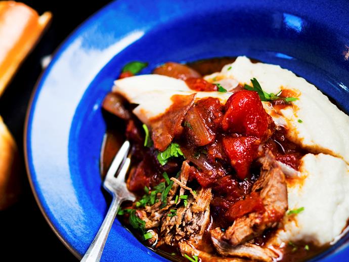 [Rich duck](https://www.womensweeklyfood.com.au/recipes/red-wine-duck-with-jerusalem-artichoke-puree-26838|target="_blank") cooked in wine and tomatoes makes for a perfect winter dish.