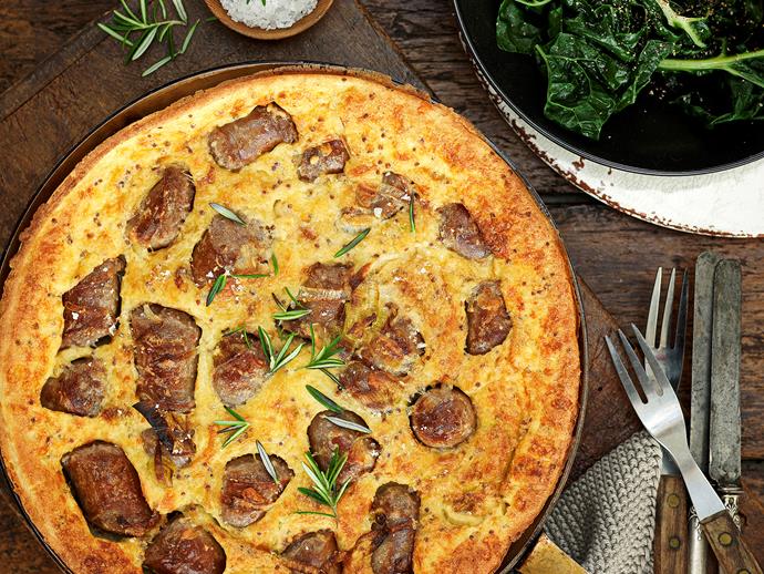 Kids love this [cheesy sausage bake](https://www.womensweeklyfood.com.au/recipes/cheesy-sausage-and-batter-bake-26836|target="_blank") which is quick and easy to prepare.