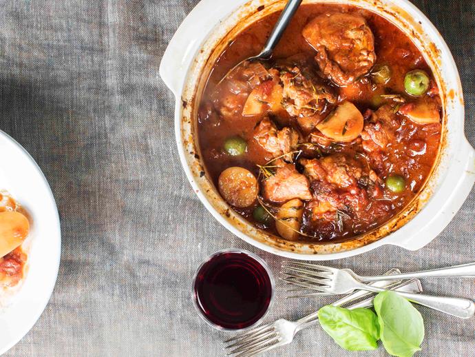 **[Fancy Italian chicken casserole](https://www.womensweeklyfood.com.au/recipes/fancy-italian-chicken-casserole-27222|target="_blank")**

A hearty dish to warm up on cooler nights.