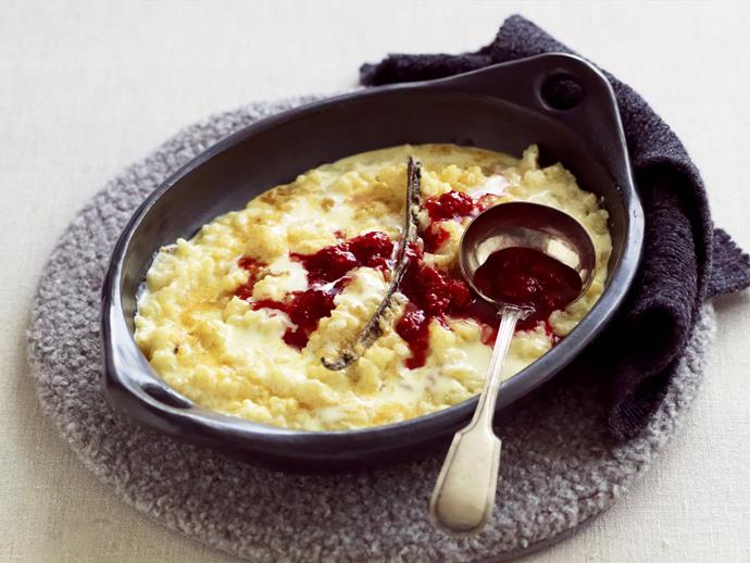 **[Creamy rice pudding with cinnamon sugar](https://www.womensweeklyfood.com.au/recipes/creamy-rice-pudding-with-cinnamon-sugar-14843|target="_blank")**