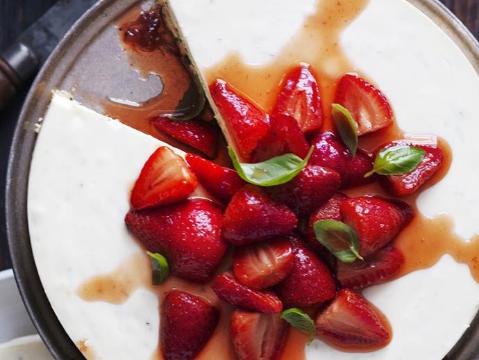 Fragrant basil and zesty lime turn this [strawberry cheesecake](https://www.womensweeklyfood.com.au/recipes/basil-lime-and-strawberry-cheesecake-14558|target="_blank") into something really rather special.
